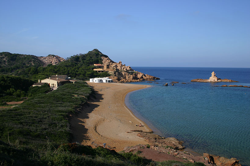Cala Pregonda en Menorca