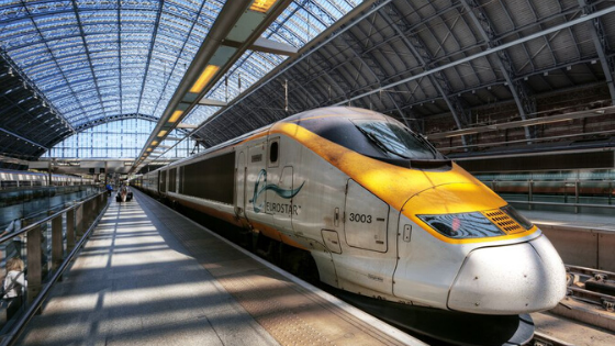 Eurostar en Londres St. Pancras