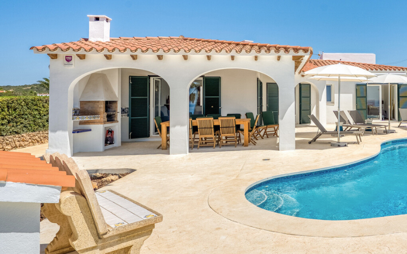 Las mejores villas familiares en Menorca para niños, beb&eacute;s, niños pequeños y adolescentes - VN332 - Son Ganxo