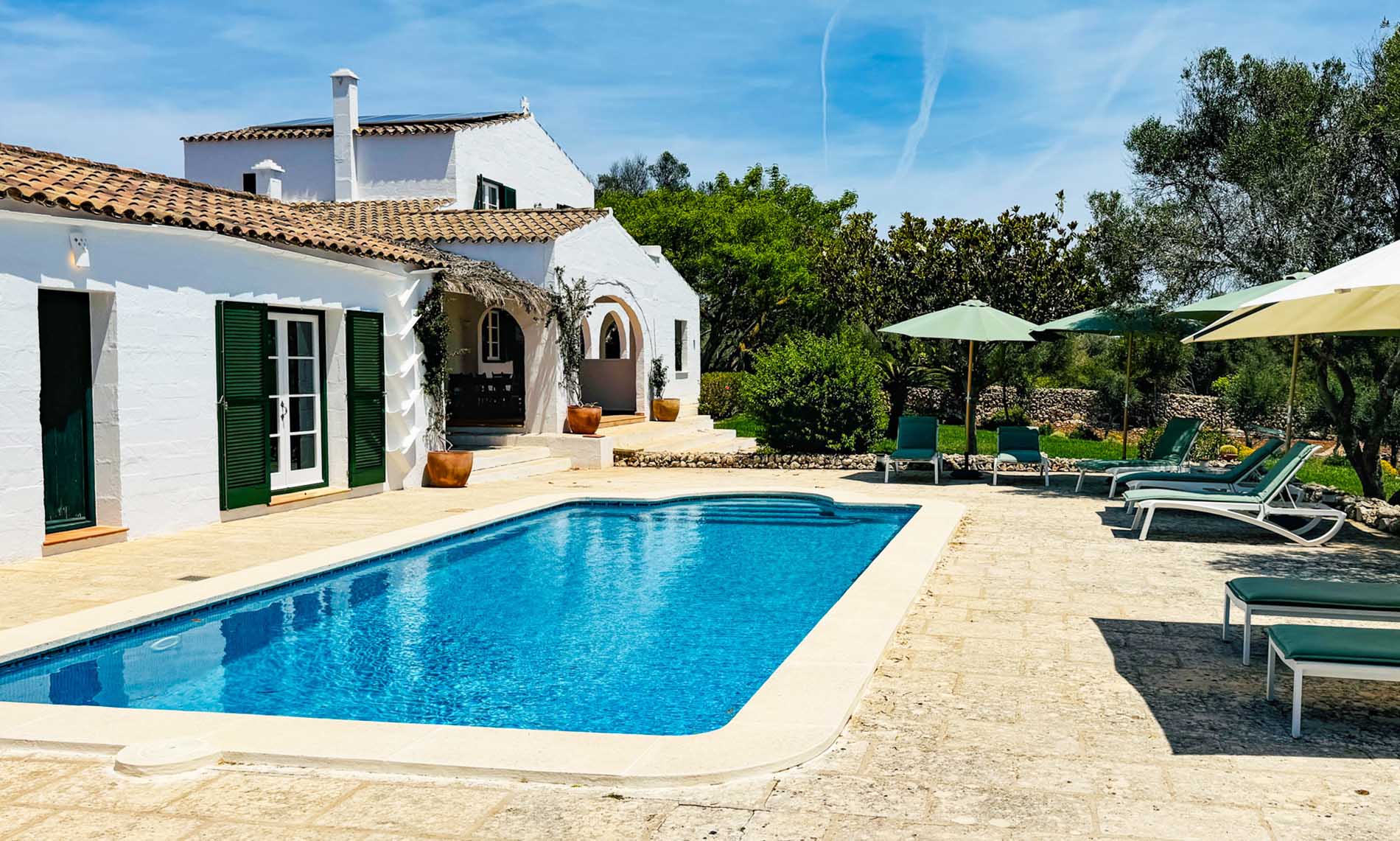 Villas en alquiler en Sant Lluis en Menorca